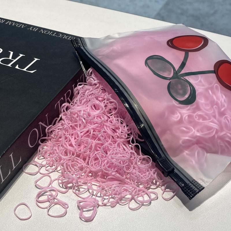 2000 шт./лот Маленькие одноразовые прозрачные резинки для волос для девочек, эластичные резинки для браслетов, детские мини-резинки для волос, повязка на голову