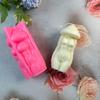 Форма для свечи Милые формы для литья DIY 3D силиконовая форма Человеческое тело Свеча Силиконовые формы для поделок для изготовления свечей