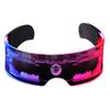 LED Glasses 7 Color 12 Modes Cyberpunk Eyeglasses Flashing Light Up Eyewear for Halloween Cosplay Party Bar