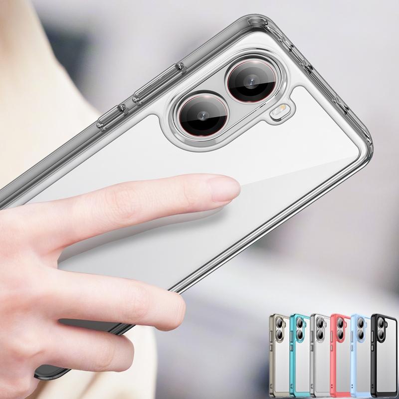 Для Xiaomi POCO X7 Pro Чехол Прозрачный ПК Роскошный ТПУ Силиконовый Чехол POCO X7 Pro Чехол ТПУ Защитный Чехол для Телефона POCO X7 Pro Чехол