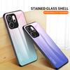 For Oppo Reno14 F 5G Case Anti-Scratch Tempered Glass+PC+TPU Phone Cover