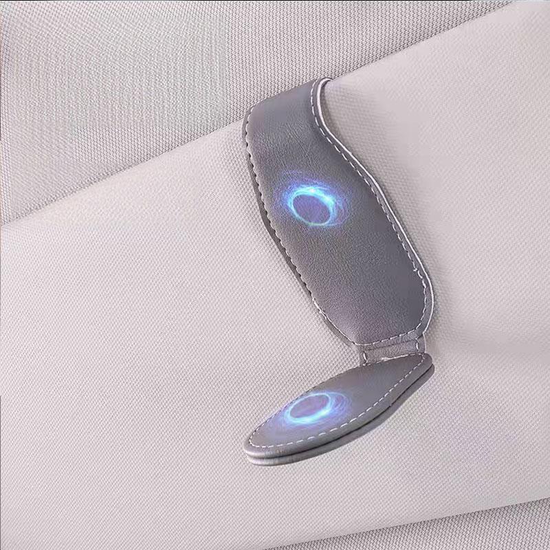 cynqbg1 Car Sun Visor Glasses Case Holder Sunglasses Clip protection For Mitsubishi outlander Mirage Eclipse cross Pajero ASX EVO Lancer