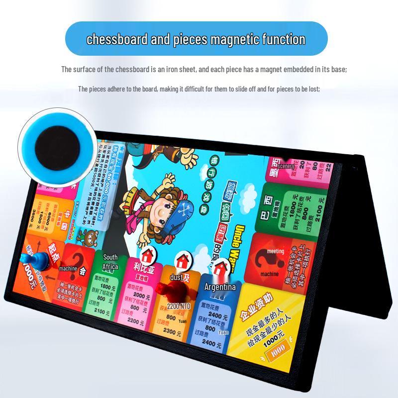 Монополия Делюкс Мировой тур Настольная игра для детей и взрослых - Очень большой выпуск