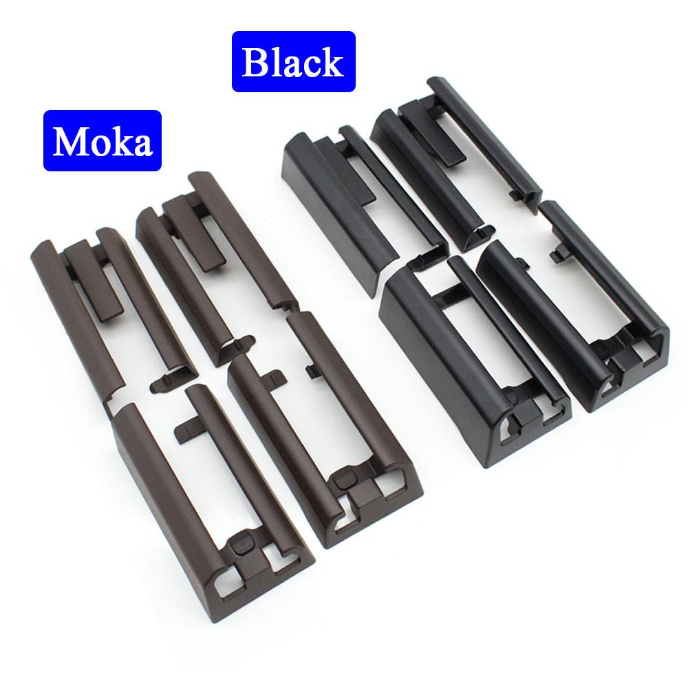 LHD RHD автомобильный черный Moka спереди и сзади, левый и правый слайдер сиденья, направляющая, накладка для BMW X5 X6 X7 G05 G06