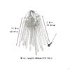 Hanging Icicle Christmas Lights Sturdy Waterproof for Outdoor Eave Courtyard