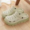 Platform Women Clogs Shoes Summer Beach Thick Bottom Sandals Fashion Comfortable Clogs Indoor Outdoor Men Hole Shoes