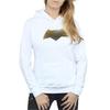 DC Comics Womens/Ladies Justice League Movie Batman Logo Textured Hoodie