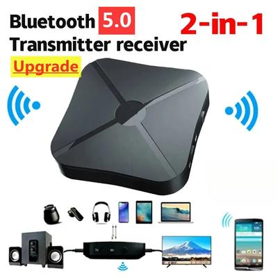 2 в 1 беспроводной Bluetooth аудио приемник передатчик 3,5 мм AUX разъем RCA USB Dongle музыкальный стерео адаптер для автомобиля ТВ ПК наушники