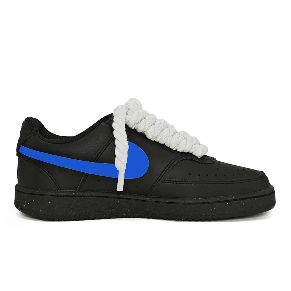Nike Court Vision Trace Abrasion Resistant Lightweight Wear resistant And Lightweight Low top Skateboard Shoes Unisex DH2987-002(Team275-)