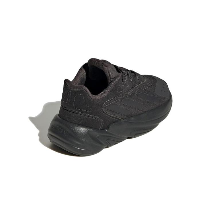 Adidas Originals Ozelia El I Sports Casual Shoes Abrasion Resistant Low top Toddler Shoes Black Infant And Toddler GW7214
