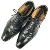 Vintage Made in Spain ANTONIO RUFU Medallion Wholecut Business Shoes Black Size 39 (24.5) Men's(USED)