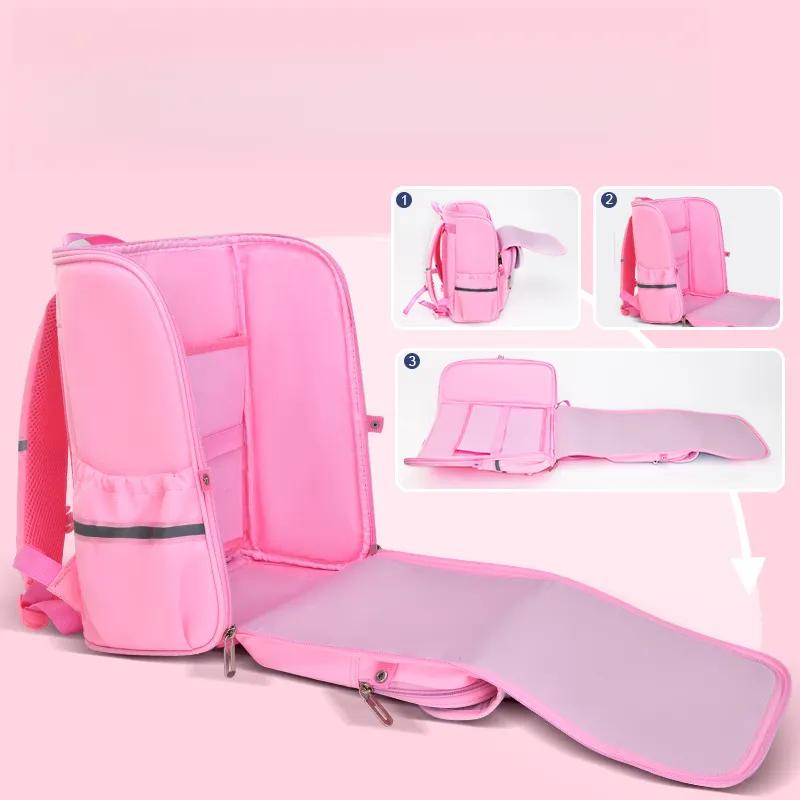 Новый студенческий непромокаемый детский школьный рюкзак с принтом для девочек и мальчиков, студенческий рюкзак начальной школы, большой вместительный рюкзак, школьная сумка