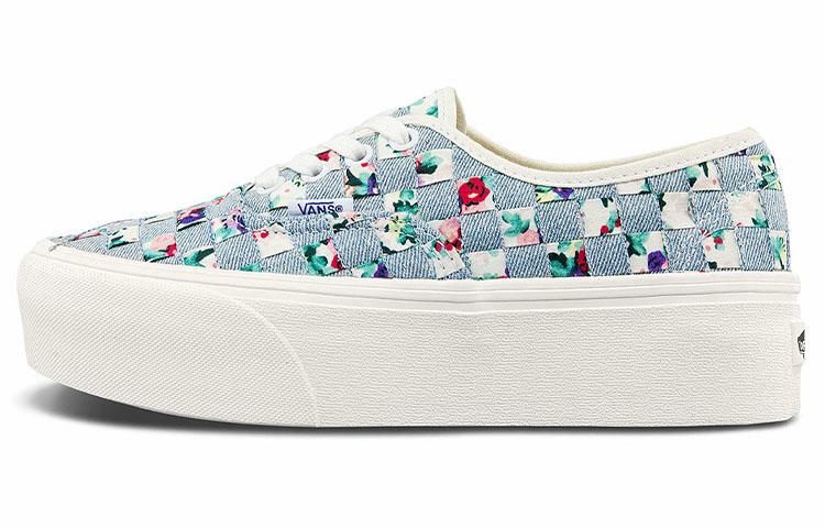 Оригинальные женские кеды Vans Stackform 'Woven - Floral and Denim' VN0A5KXXAZA