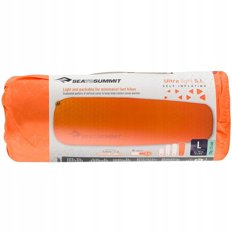 Sea-to-Summit Ultralight Self Inflating Camping Mat 198x64x2.5 cm Orange