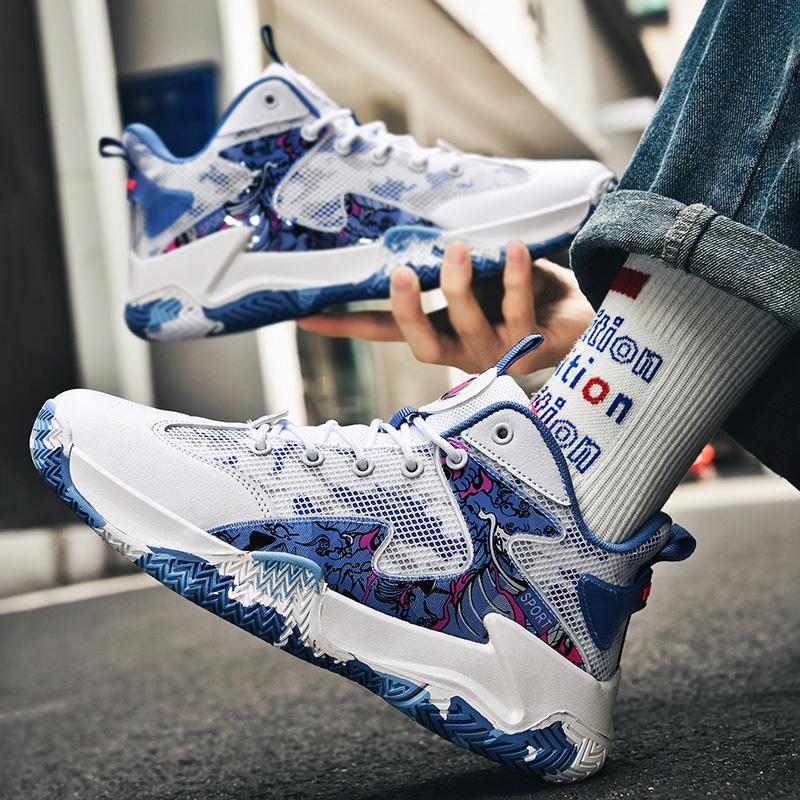 Баскетбольные кроссовки, мужские кроссовки, легкие амортизирующие кроссовки, дышащие кроссовки с сеткой, мужская обувь