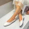 Spring Summer Fashion New Casual Shallow Mouth Breathable Flat Shoes Elegant Square Toe Low Heel Simple Women's ShoesNO:C1622