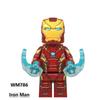 Mini Action Figure Superhero Avengers Thanos Black Panther War Machine Iron Man Building Blocks Toys