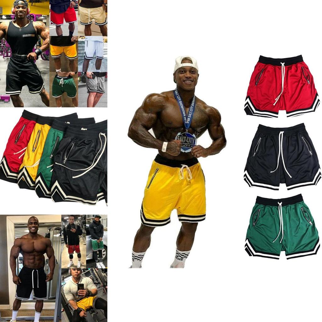 Lightweight Mens Fitness Shorts Perfect For Daily Wear With Comfy Style And Solid Pattern