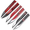 FIQ1 2pcs x Metal Mugen Logo Side Fender Emblem Badge Car Body Sticker Decal for Honda Civic City Jazz Accord Crv Fit Insight