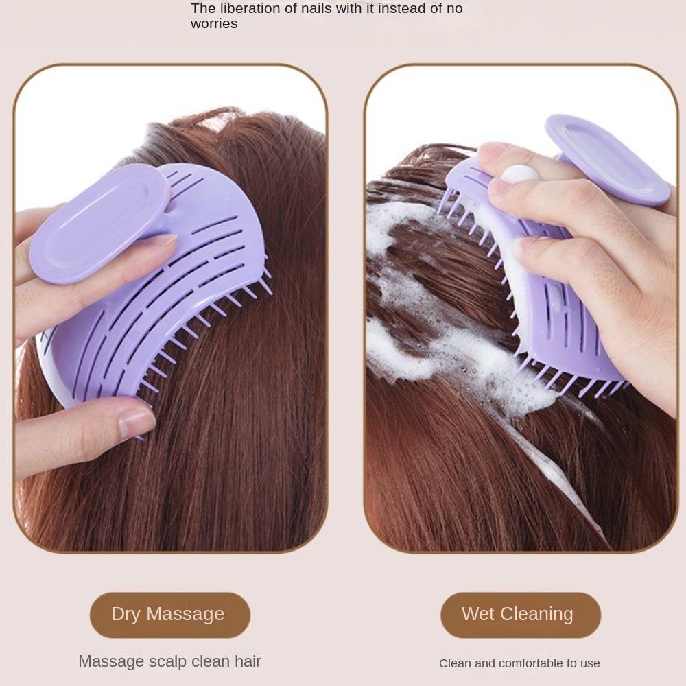 Полая головка щетки Щетка для шампуня Инструмент для ухода за волосами Щетка для тела Расческа для мытья волос Влажное и сухое Глубокая очистка Массажная щетка для кожи головы