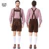 Mens Oktoberfest Costume Set German-Style Embroidered Beer Festival Outfit Streetwear Cosplay Suit