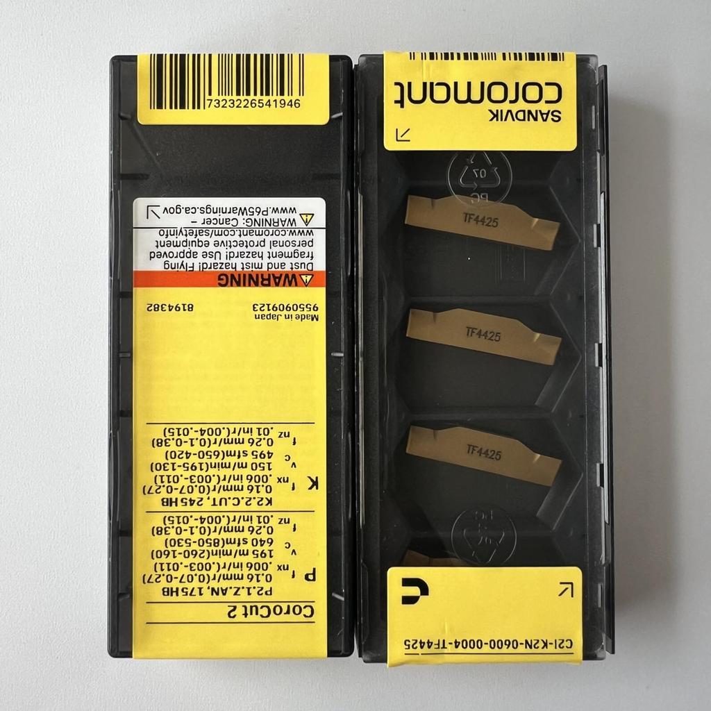 Sandvik / C2I-K2N-0600-0004-TF 4425 / Оригинальное шведское твердосплавное лезвие 5 шт.