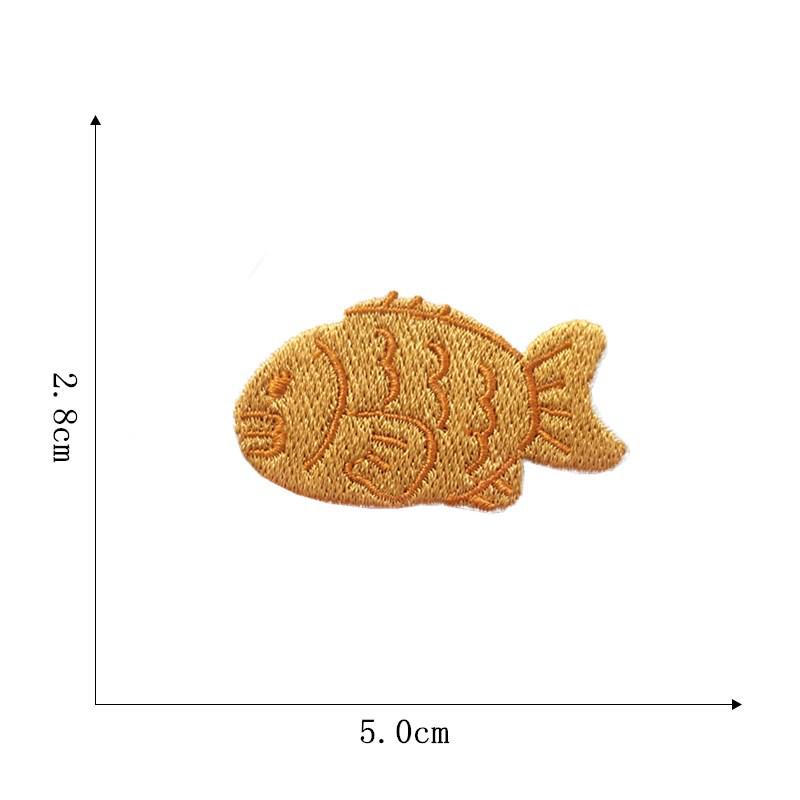 Salmon Sushi Embroidery Patch for Bags, Shoes, and Clothing Decoration