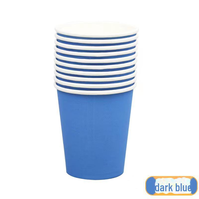 Красочные полосатые бумажные стаканчики для декора вечеринок и праздников