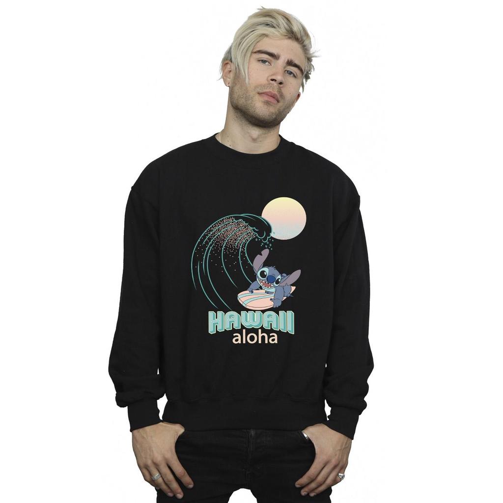 Disney Mens Lilo And Stitch Hawaii Sweatshirt