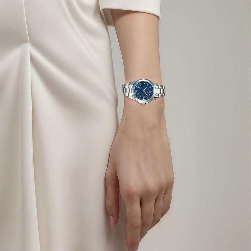 Casio Серия STANDARD Классический циферблат Цифровые весы Отображение даты Кварцевый механизм Стальной ремешок Японские и корейские часы Женские LTP-1215A-2A
