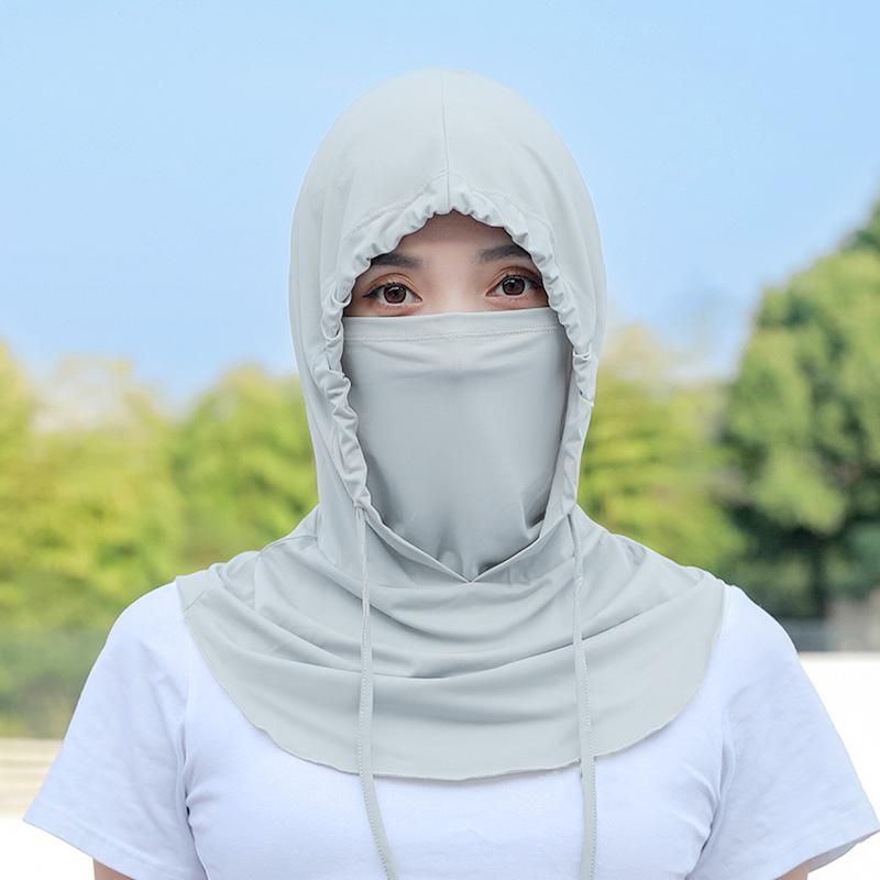 1 шт. маска для лица защита от солнца шея накидка на голову для езды на велосипеде на открытом воздухе модный мягкий дышащий анти-УФ солнцезащитный головной убор