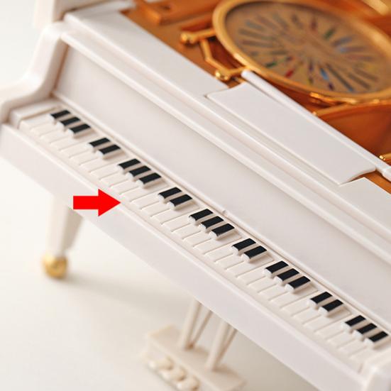 Креативная музыкальная шкатулка для драгоценностей, декоративное легкое настольное украшение