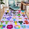 Sprunki Game Pattern Rug, Indoor/Outdoor Mat, for Picnic, Gameroom, Bedroom, Office, Living Room, Home Decor Carpet, Birthday Gift