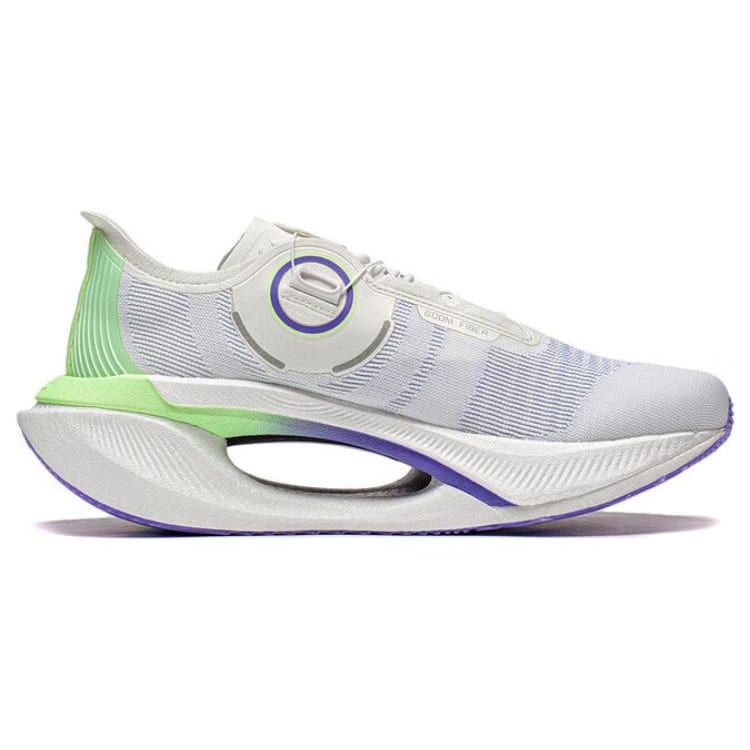 Li Ning Shadow 2.0 Нескользящие Низкие GCU A GRIP PRO Беговые Кроссовки Унисекс Белый Циановый Фиолетовый ARRT017-2