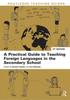 Книга A Practical Guide To Teaching Foreign Languages In the Secondary School