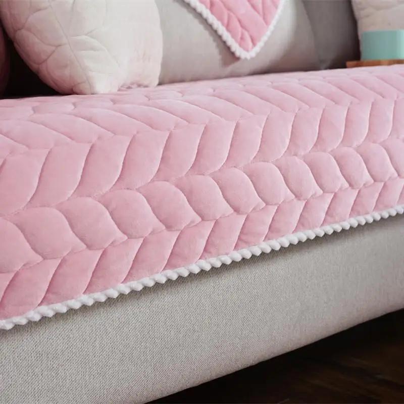 1pcs Modern Minimalist and Fashionable Winter Sofa Covers Plush Sofa Cushion Dog Bed Cover Pet Blanket for Furniture Bed Couch
