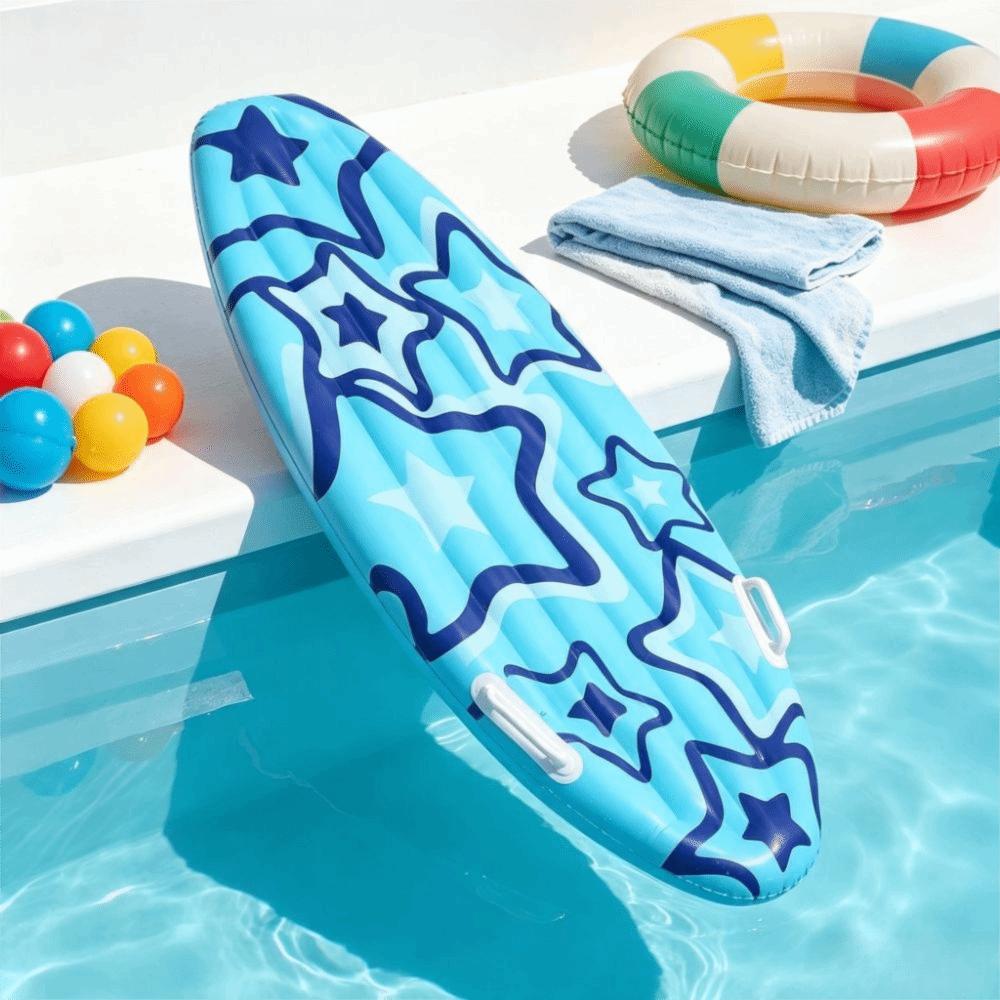 PVC Material Inflatable Surfboard Water Floating Rafting Board Water Recreation