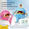 Children's Drawing Robot-100 Drawing Cards Drawing Robot, Voice Interactive Robot Drawing Toy, Drawing Interactive Educational Robot