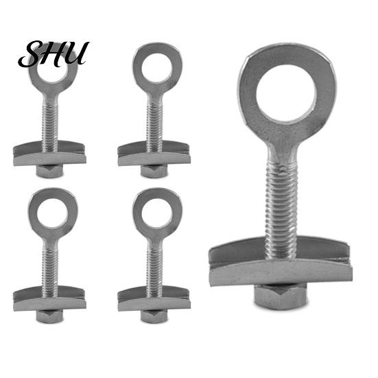 Cycling Repair Tool 5Pcs Bicycle Chain Adjuster High Strength Rustproof Strong Universal Metal Bolt Fastening Accessories Bike Tensioner Fastener