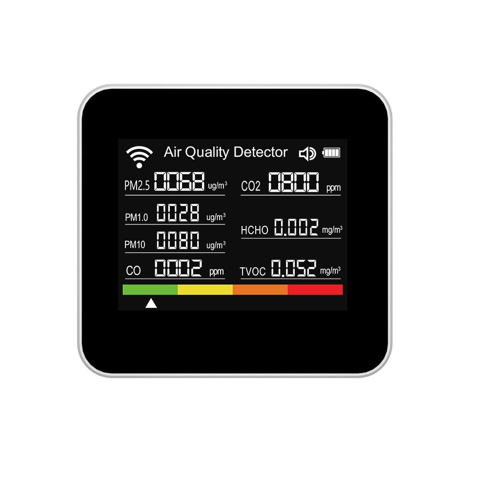 20 в 1 Tuya WIFI Интеллектуальный монитор качества воздуха Внутренний детектор CO2