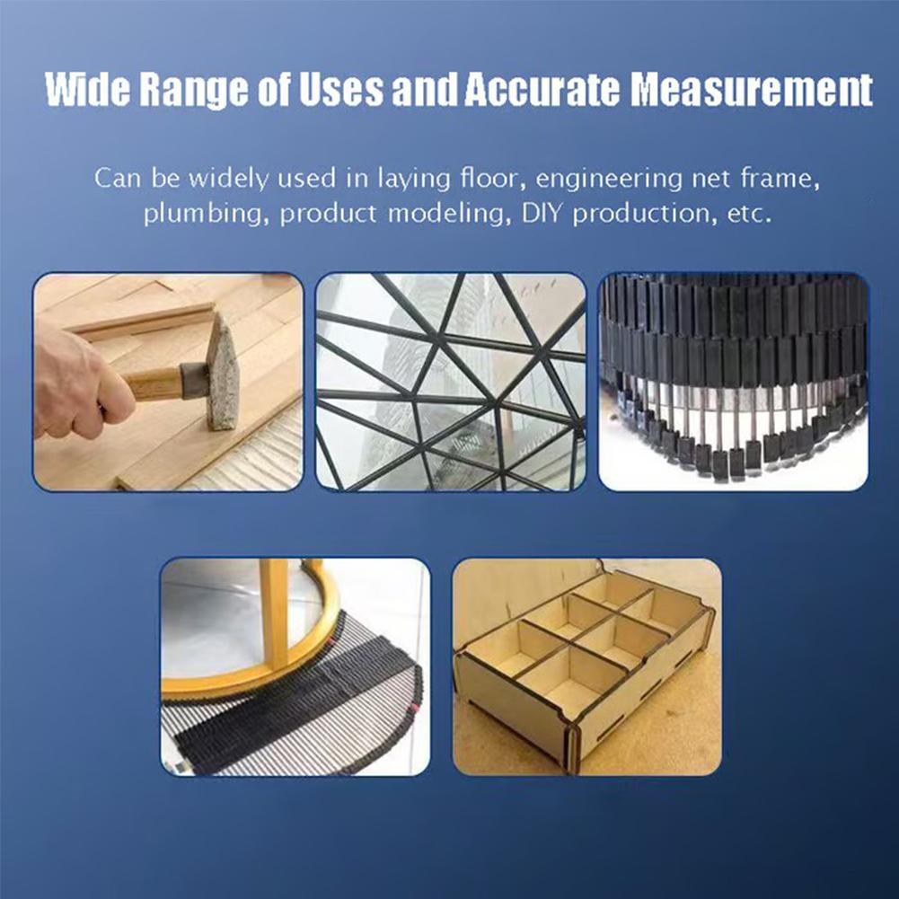 Многоповерхностный инструмент для профилирования труб Портативное прецизионное измерение контура Для сварки, сантехники, проектов «сделай сам», укладки пола