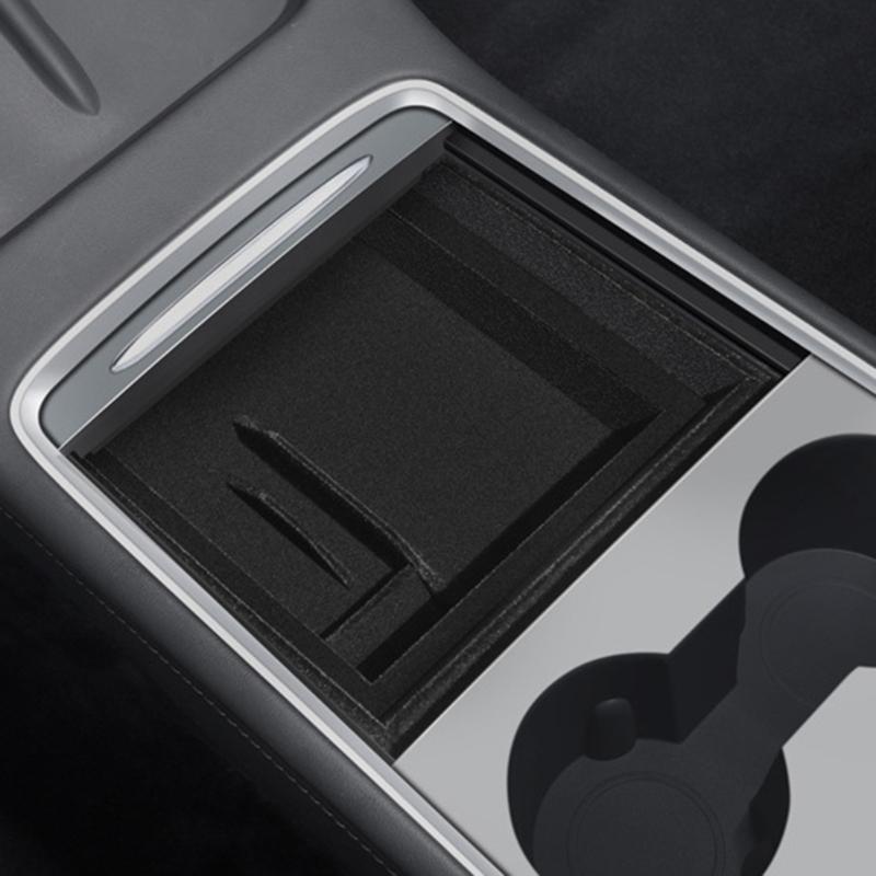 Under Seat- Storage Box Front/Rear Center Control Air Outlet Organizer Tray Car Interior Accessories