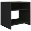 VidaXL Bedside Table Black 40 X 30 X 40 Cm Chipboard
