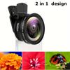 Phone Lens Kit 0.45x Super Wide Angle 12.5x Super Macro Lens External SLR HD Camera Lentes for IPhone Xiaomi Samsung Universal