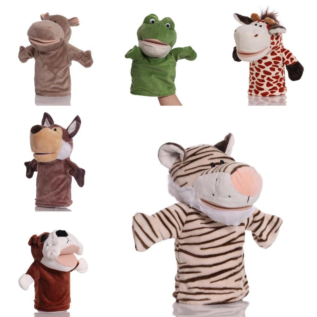 Animal Hand Plush Puppet Toy Cartoon Glove Role Play Interactive Child Educational