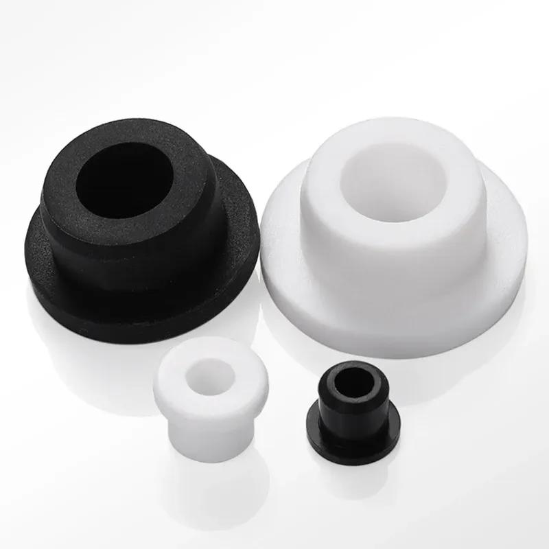 1~50pcs M3.3~m201.5 Black/white Rubber Hole Plug Round Hollow Silicone Sealed Gasket Wiring Protect Bushes O-rings Sealed Gasket