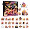 24 Day Countdown Box Halloween Ghost Advent Calendar, with Kids Board Game Accessories Figurines, Spooky Collectible Toy Set for Kids, Party