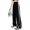 TonLion Women's Loose Side Stripe Wide-Leg Pants