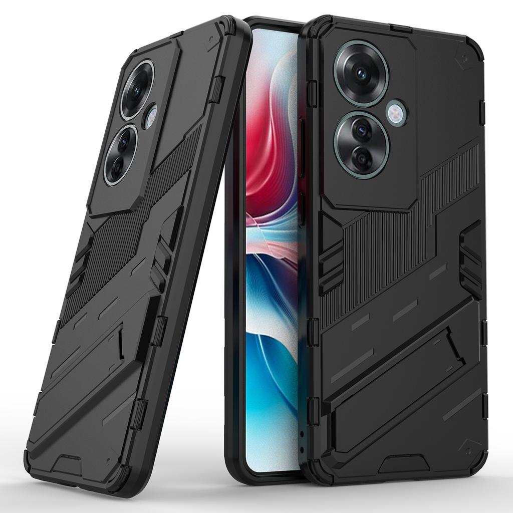 Для Oppo Reno11 F 5G Kickstand Case PC+TPU противоударный гибридный чехол для телефона