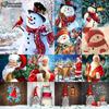 5D DIY Рождественская елка Санта-Снеговик Вышивка крестиком Стразы Алмазный рисунок Вышивка Мозаика Домашний декор